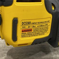 AS-IS DEWALT ATOMIC 20V MAX Cordless Brushless Compact Reciprocating Saw (Tool Only)