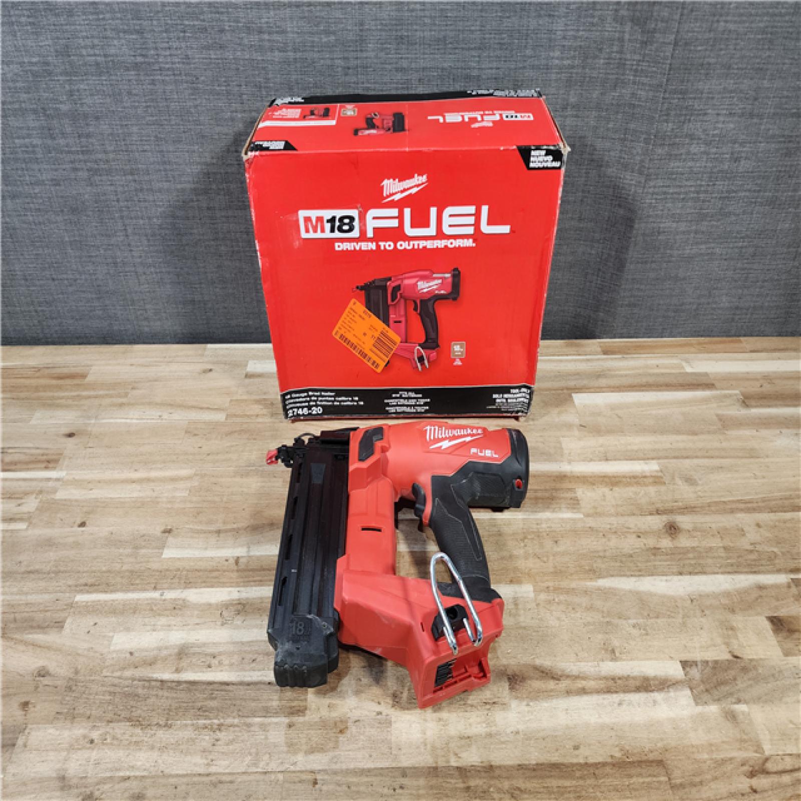 HOUSTON LOCATION - AS-IS Milwaukee FUEL 18-Volt Lithium-Ion Brushless Cordless Gen II 18-Gauge Brad Nailer (Tool-Only)