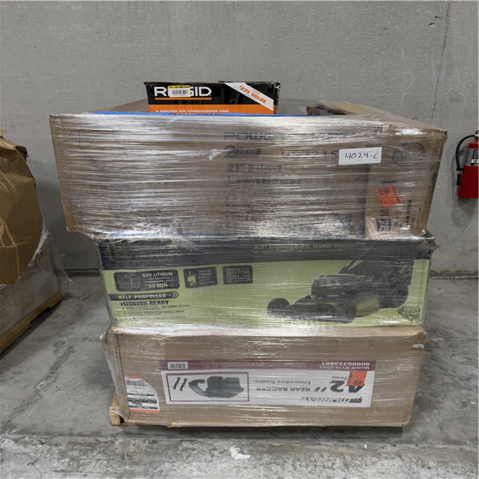 Atlanta Location AS-IS Tools Partial Truckload (6 Pallets) 4024-C