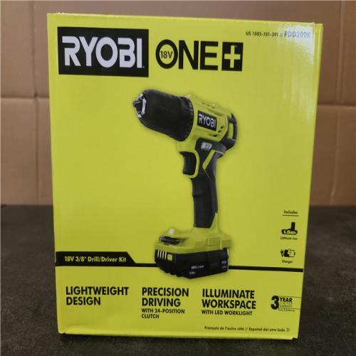 Phoenix NEW RYOBI ONE+ 18V Cordless 3/8 in. Drill/Driver Kit with Compact Battery and Charger SEALED