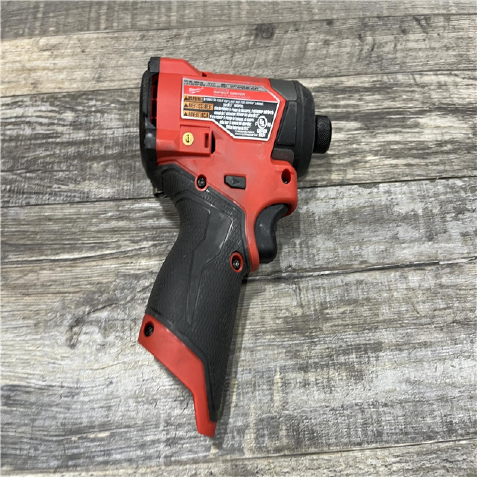 AS-IS Milwaukee FUEL 12V Lithium-Ion Brushless Cordless 1/4 in. Hex Impact Driver (Tool-Only)