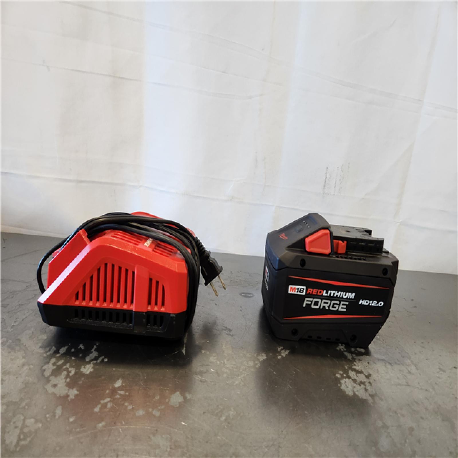 AS-IS- Milwaukee 18-Volt Lithium-Ion REDLITHIUM FORGE Starter Kit