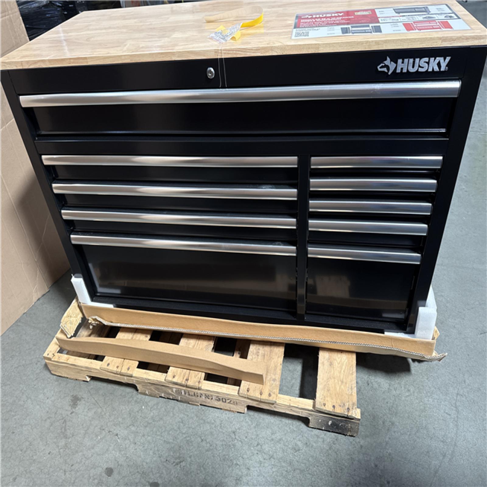 California AS-IS Husky 10-Drawer Mobile Workbench