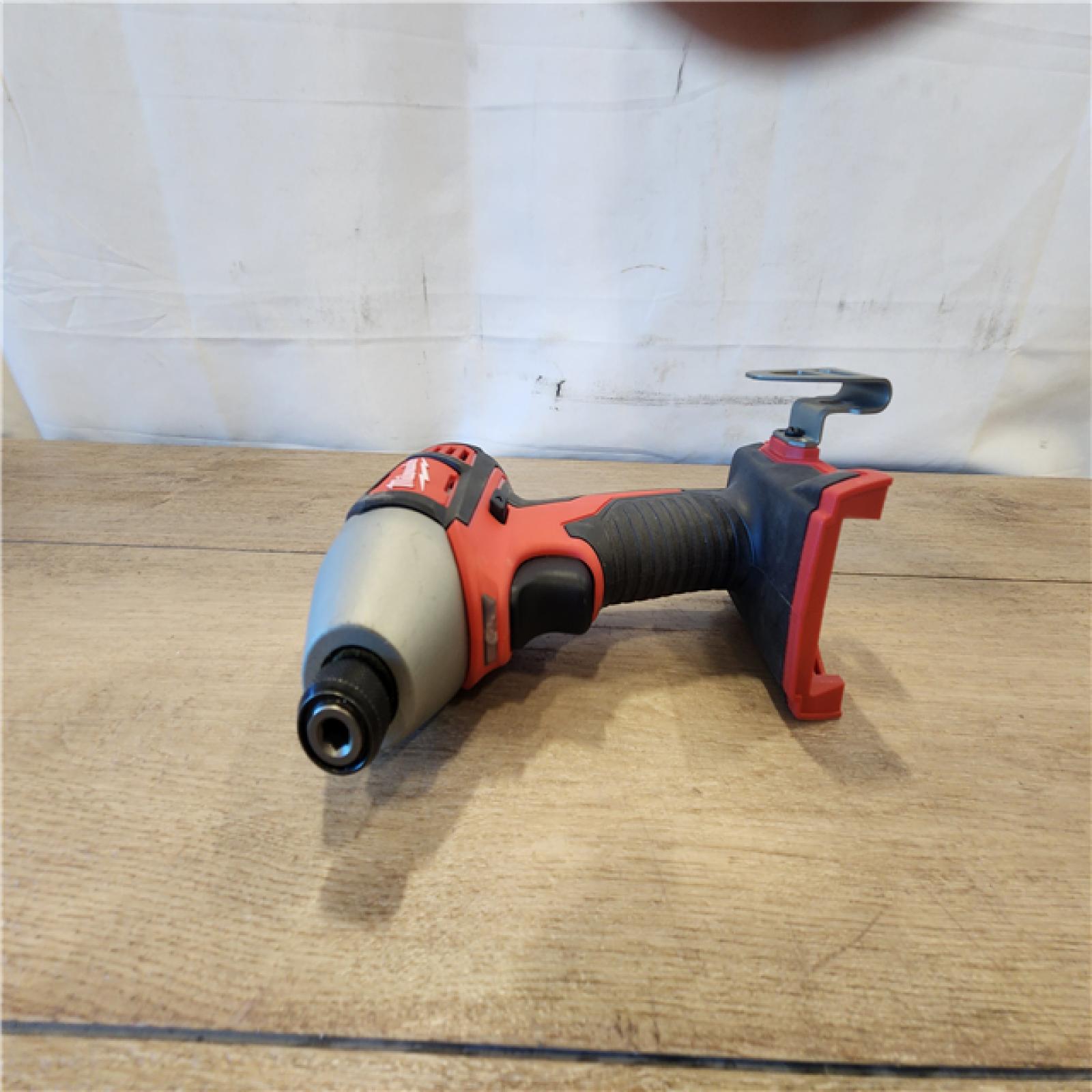 AS-IS- Milwaukee M18 18V Lithium-Ion Cordless 1/4 in. Hex Impact Driver (Tool-Only)