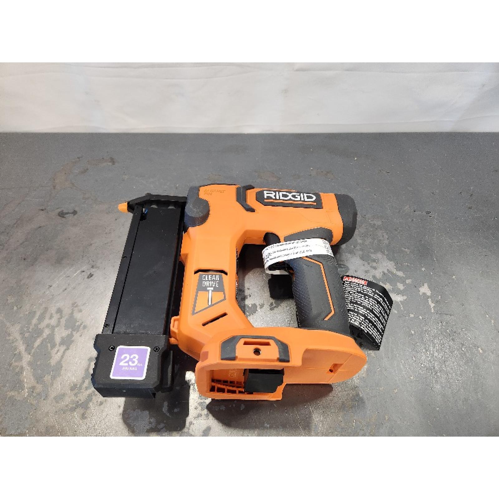 AS-IS- 18V Cordless 23-Gauge 1-3/8 in. Headless Pin Nailer (Tool Only)