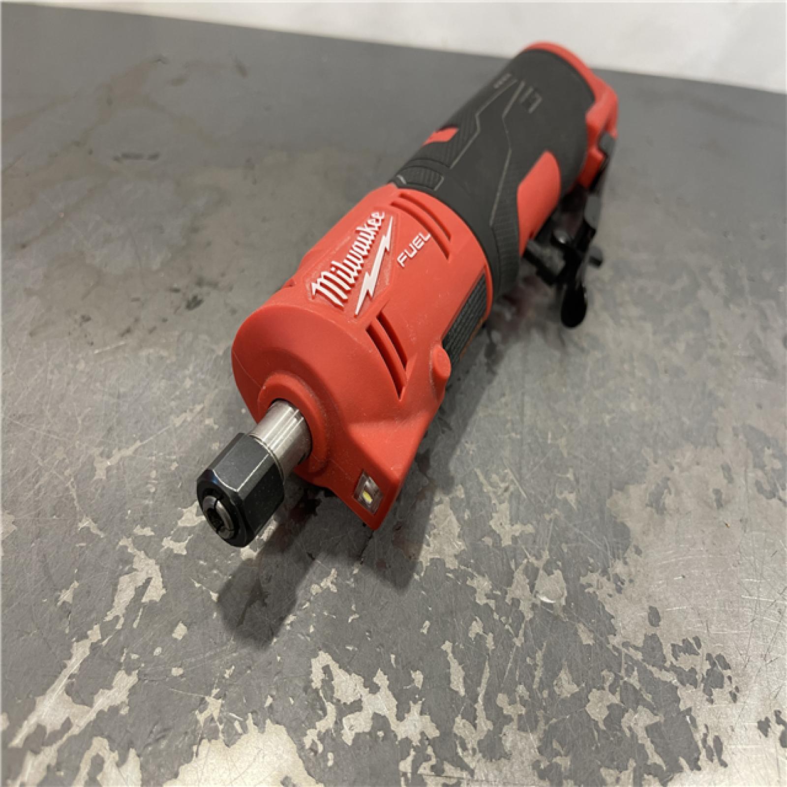 AS-IS - Milwaukee M12 FUEL 12V Lithium-Ion Brushless Cordless 1/4 in. Straight Die Grinder