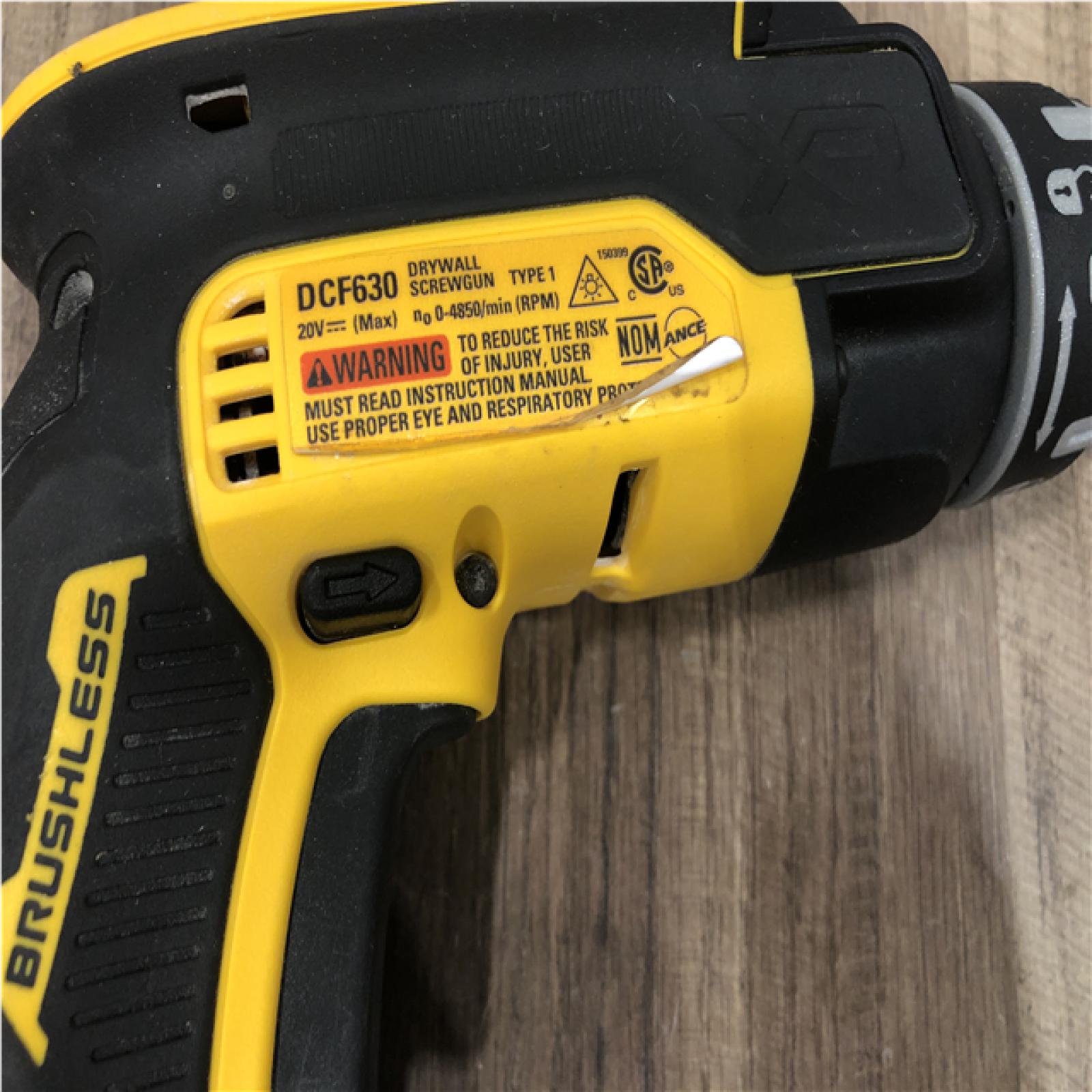AS-IS DEWALT XR 20V MAX Lithium-Ion Cordless Brushless Screw Gun (Tool Only)
