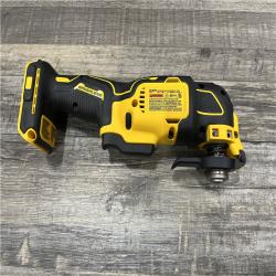 AS-IS DEWALT ATOMIC 20V MAX Lithium-Ion Cordless Oscillating Tool Kit with 4.0Ah Battery  Charger and Kit Bag