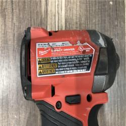 AS-IS Milwaukee FUEL 18V Lithium-Ion Brushless Cordless 1/4 in. Hex Impact Driver (Tool-Only)