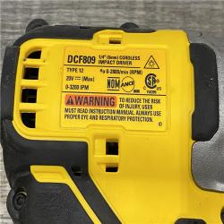 AS-IS DEWALT Atomic 20V Max Lithium-Ion Brushless Cordless Compact 1/4 in. Impact Driver Kit