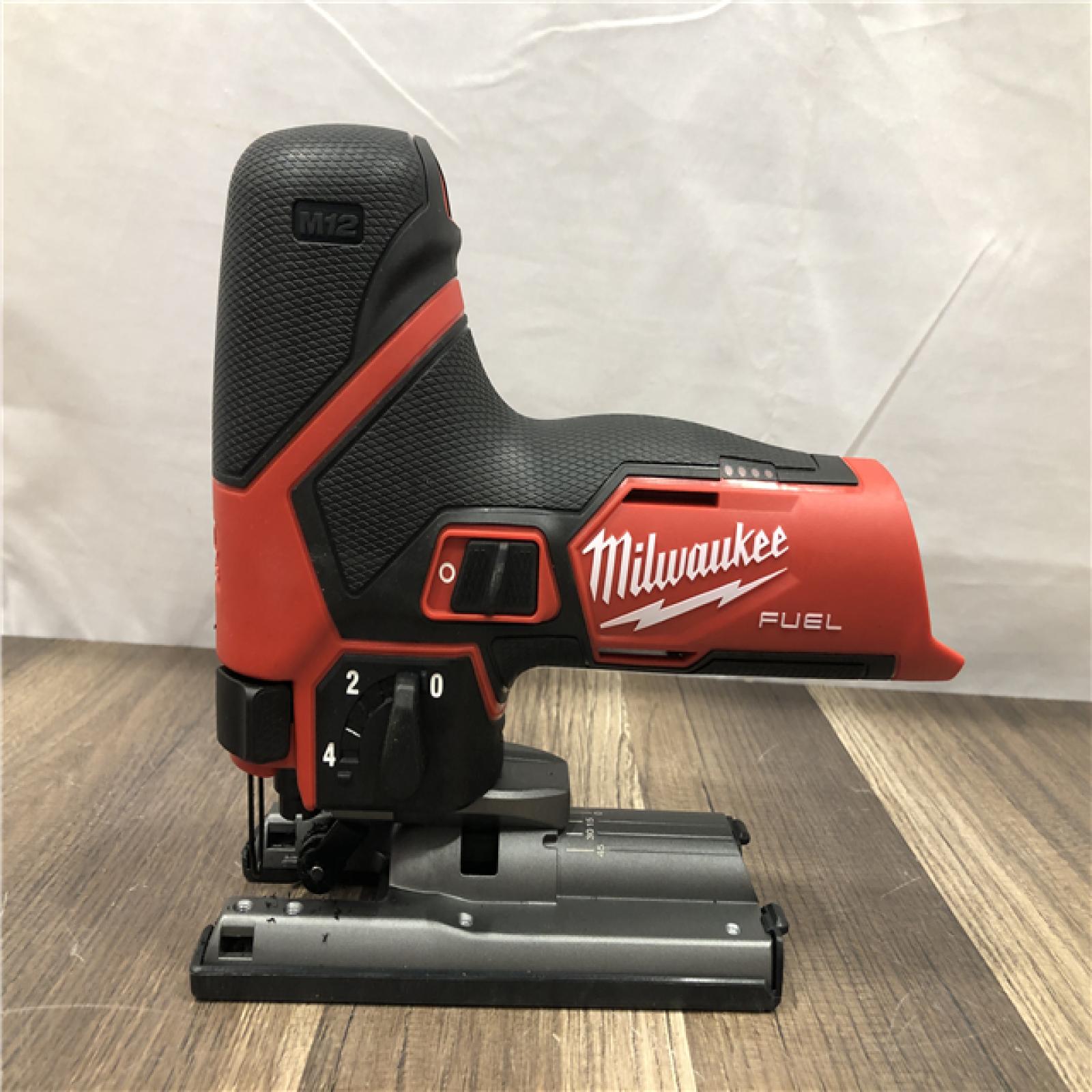 AS-IS Milwaukee M12 12V Fuel Lithium-Ion Cordless Jig Saw (Tool-Only)