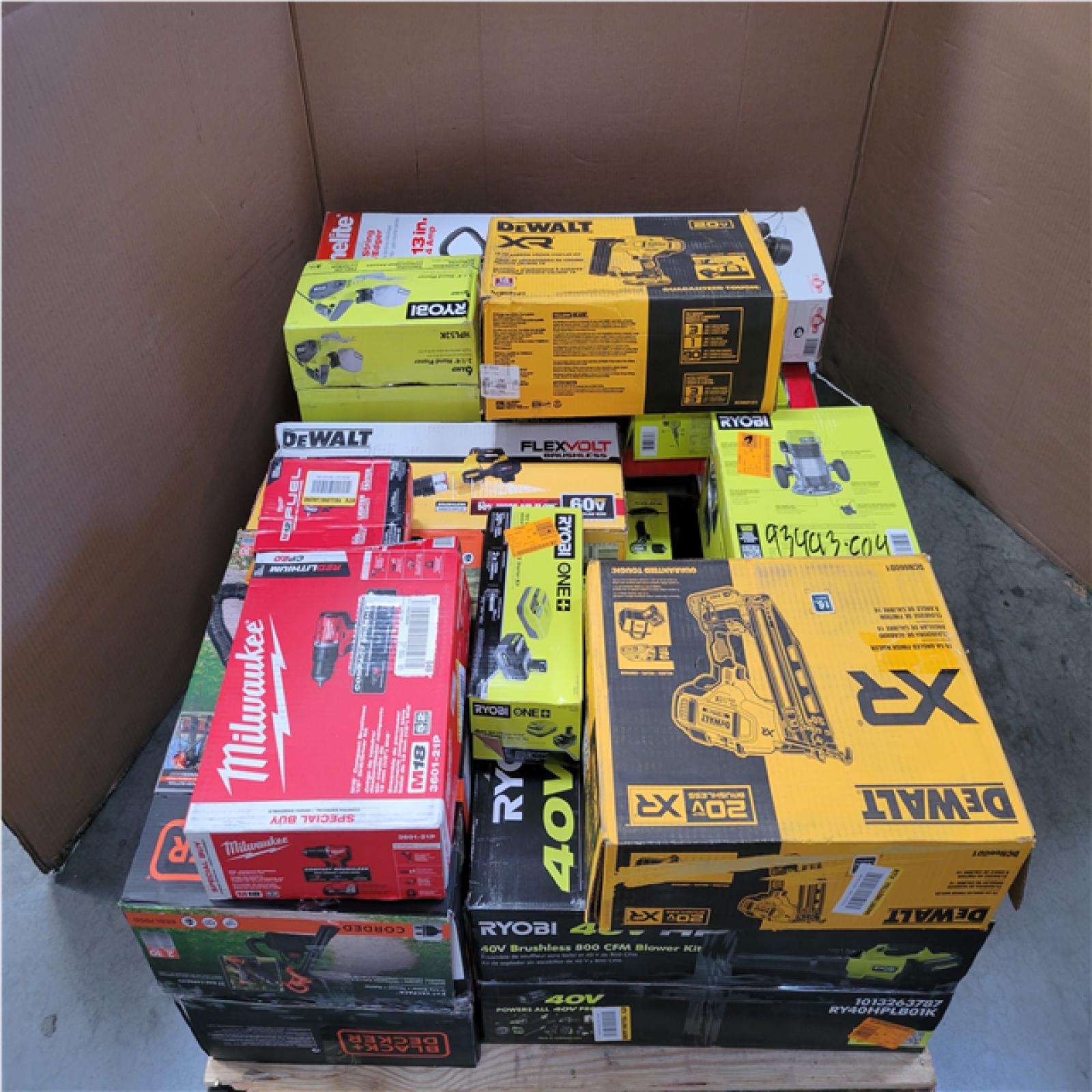 CALIFORNIA AS-IS TOOL PALLET