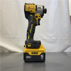 AS-IS - DEWALT 20V MAX XR Lithium-Ion Brushless Cordless 1/4 3-Speed Impact Driver Kit