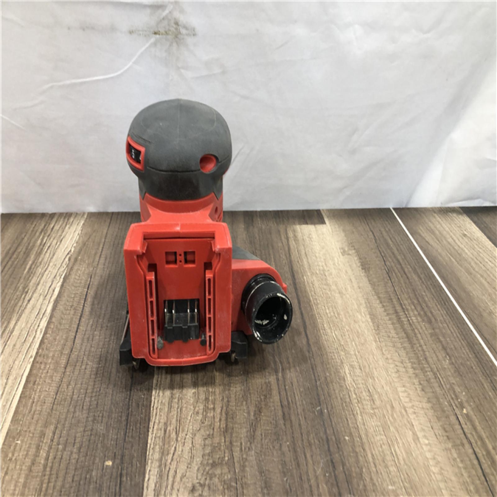 AS-IS Milwaukee  18V Lithium-Ion Cordless 1/4 in. Sheet Sander (Tool-Only)