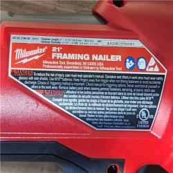 HOUSTON LOCATION - AS-IS Milwaukee FUEL 3-1/2 in. 18-Volt 21-Degree Lithium-Ion Brushless Cordless Framing Nailer (Tool-Only)