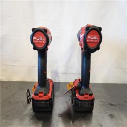 AS-IS- Milwaukee FUEL 18V Lithium-Ion Brushless Cordless Hammer Drill and Impact Driver Combo Kit