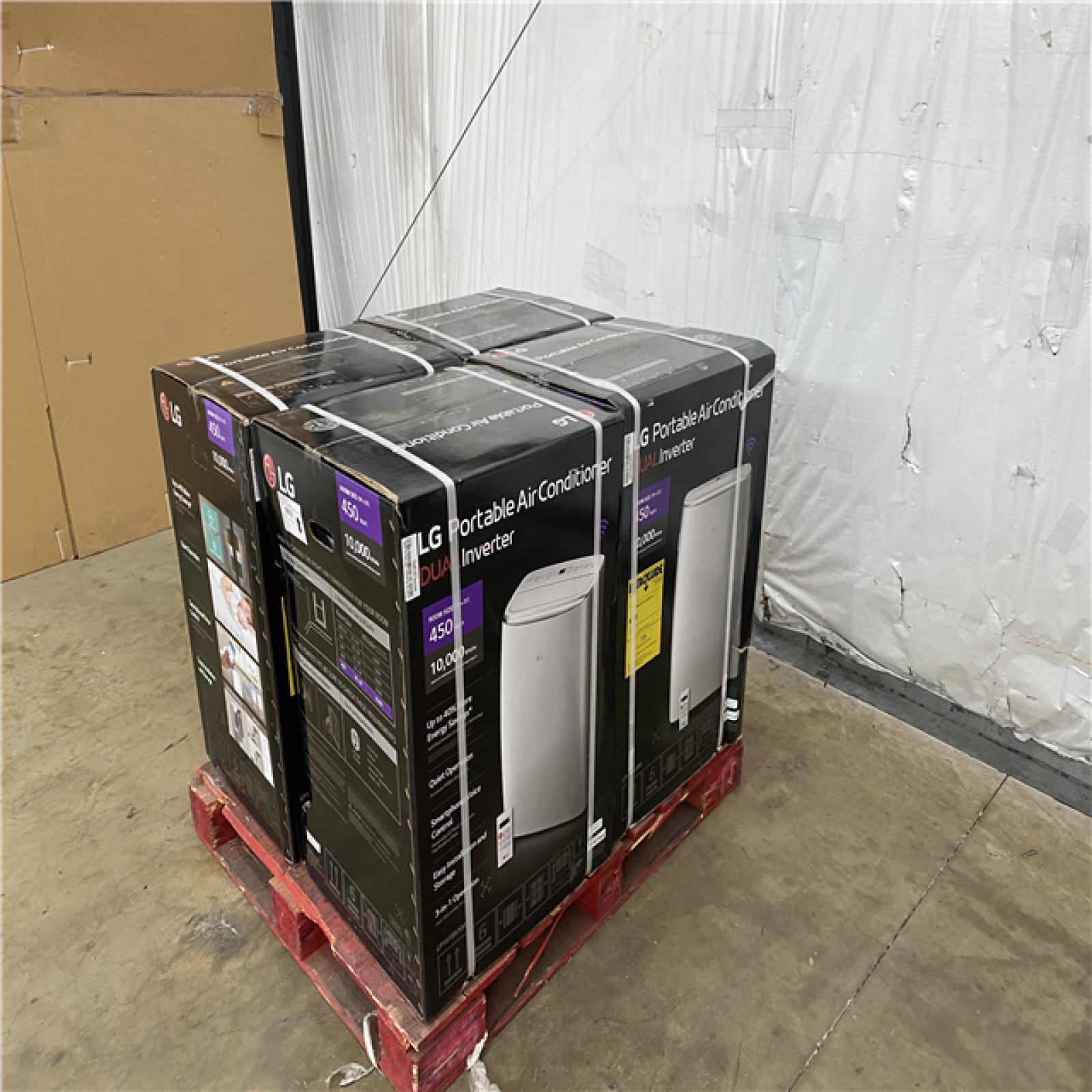 Houston Location AS IS - LG 10,000 BTU 115-Volt Room Air Conditioner Pallet