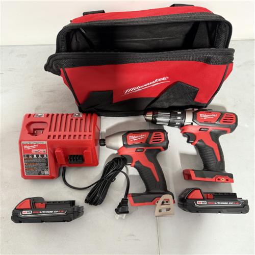California NEW Milwauke M18 Compact 2-Tool Combo Kit, includes (2) 1.5 AH Batteries, Charger & Tool Bag