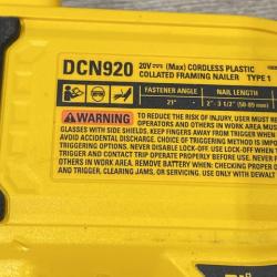 AS-IS DEWALT 20-Volt 21° Cordless Framing Nailer (Tool-Only)