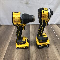 AS-IS DEWALT ATOMIC 20V MAX Lithium-Ion Cordless 2-Tool Combo Kit