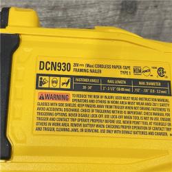 AS-IS DEWALT 20V 30 Degree Cordless Framing Nailer (Tool-Only)