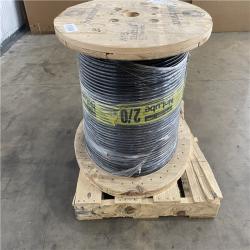 Houston Location AS IS - Large Copper Wire Roll THHN 2/0 Str Cu SIM Bk 2500R
