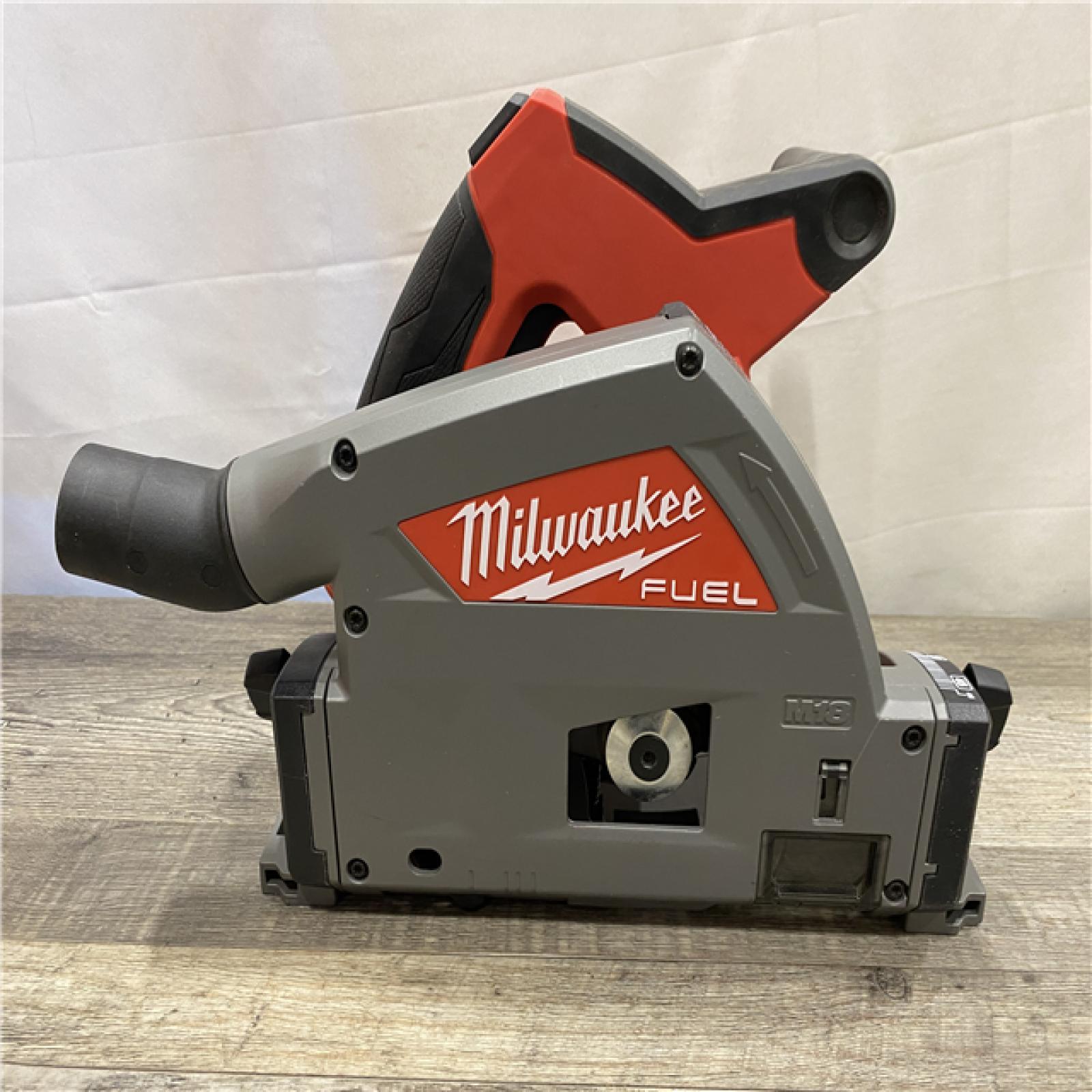 AS-IS Milwaukee  FUEL 18V Lithium-Ion Cordless Brushless 6-1/2 in. Plunge Cut Track Saw (Tool-Only)