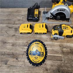 HOUSTON LOCATION - AS-IS DEWALT 4 TOOL COMBO KIT W/ (2) BATTERY & CHARGER