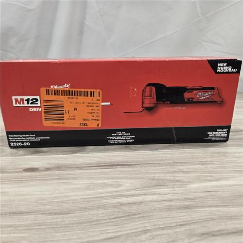 NEW! - Milwaukee M12 12V  Cordless Oscillating Multi-Tool 2526-20 (Tool-Only)