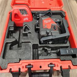 AS-IS Milwaukee-3632-21 M12 Green Beam Laser 360Â° 3-Plane Kit