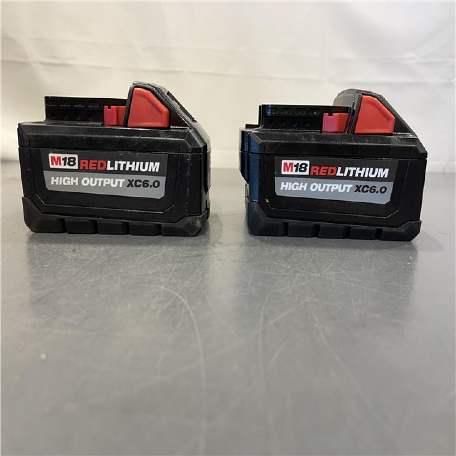 AS-IS - Milwaukee 18-Volt Lithium-Ion High Output Starter Kit with Two 6.0 Ah Battery and Charger