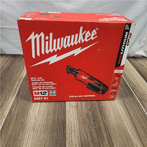 NEW! - Milwaukee Cordless 3/8 in. Ratchet Kit