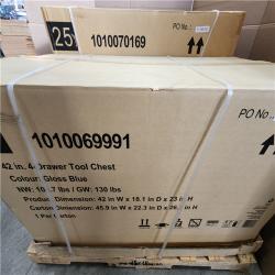 Phoenix NEW Husky Standard Duty 42 in. x 18 in. D 12-Drawer Blue Rolling Tool Chest Combo (SEALED)