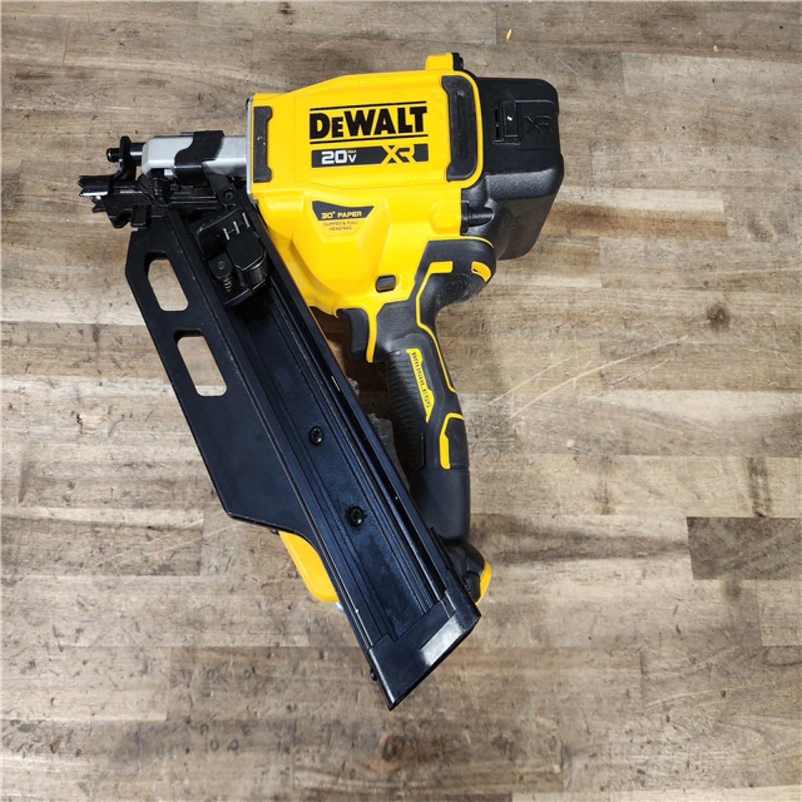 HOUSTON LOCATION - AS-IS DEWALT 20-Volt 30° Cordless Framing Nailer (Tool-Only)