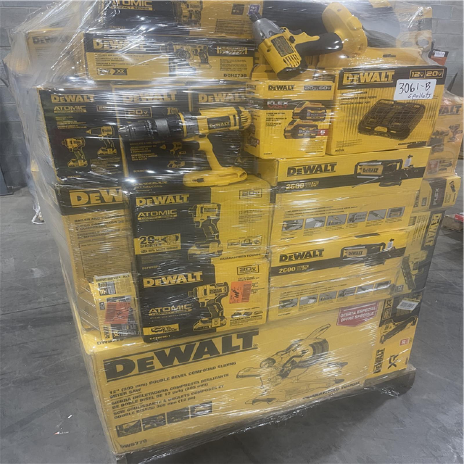 Pittston Location As-Is Power Tools Partial Truckload (6 pallets) 3061-B