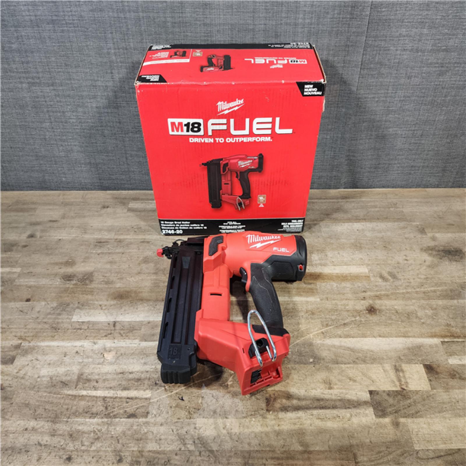 HOUSTON LOCATION - AS-IS Milwaukee M18 Fuel 18V Brushless 18-Gauge Brad Nailer 2746-20 (Bare Tool)