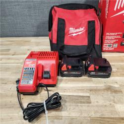 HOUSTON LOCATION - AS-IS Milwaukee M18 18V Lithium-Ion Brushless Cordless Compact Drill/Impact Combo Kit