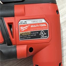 AS-IS Milwaukee 2626-21 M18 18V Cordless Oscillating Multi-Tool  Variable Speed  REDLITHIUM Battery Compatible  Fast Cutting  Sanding & Scraping Kit