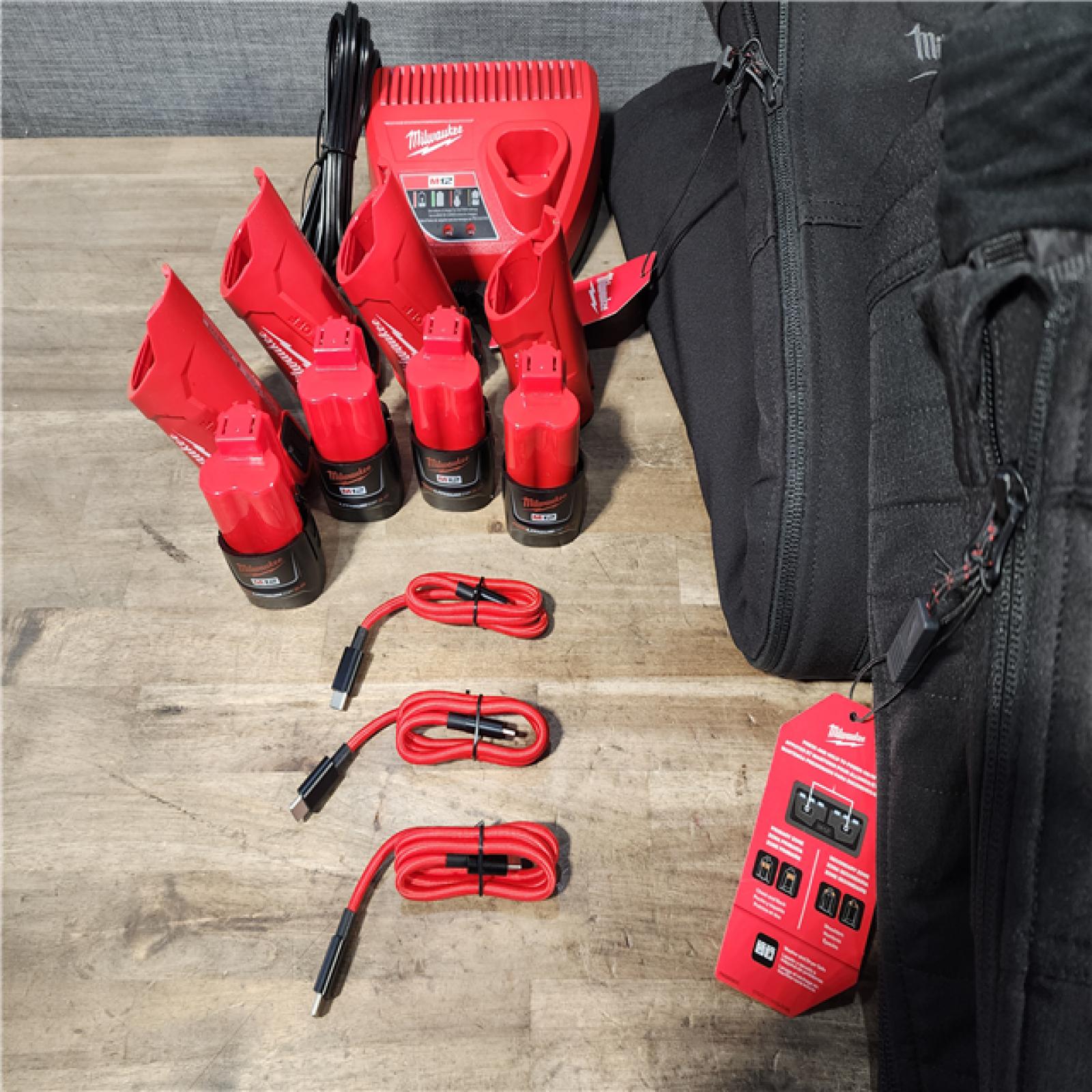 HOUSTON LOCATION - AS-IS MILWAUKEE 4 HEATED CLOTHING COMBO KIT