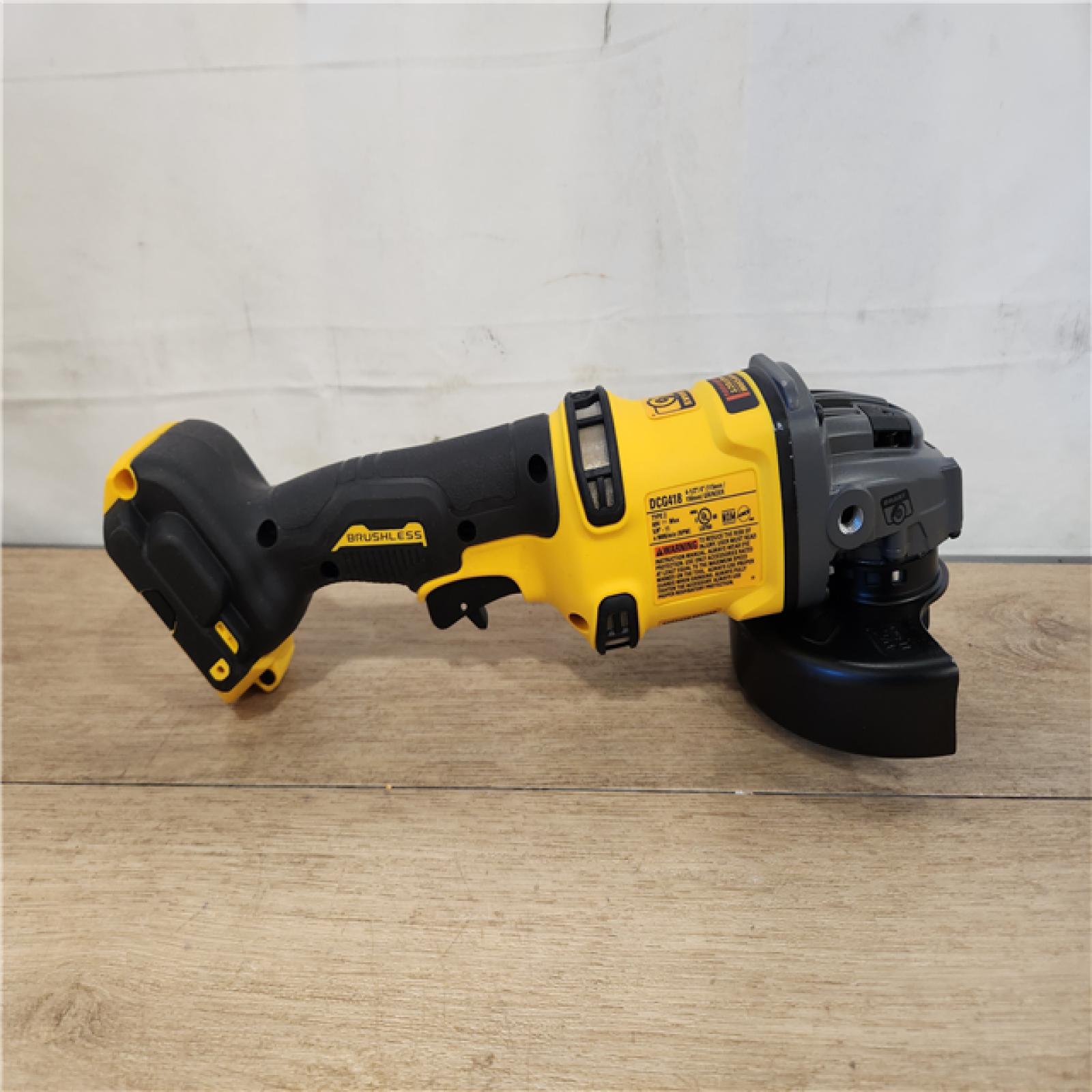AS-IS- DeWalt FLEXVOLT 60V MAX Cordless Grinder  4.5 - 6   9000 RPM  1 EA (115-DCG418B) (ONLY TOOL)