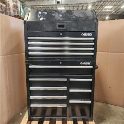 Phoenix Husky Standard Duty 42 in. W x 18 in. D 12-Drawer Gloss Black Rolling Tool Chest Combo