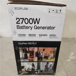 Phoenix NEW EcoFlow Battery Generator DELTA 2 Solar Generator  1800W Output  1024Wh LFP Power Station  Home Backup Camping Push-Button Start (SEALED)