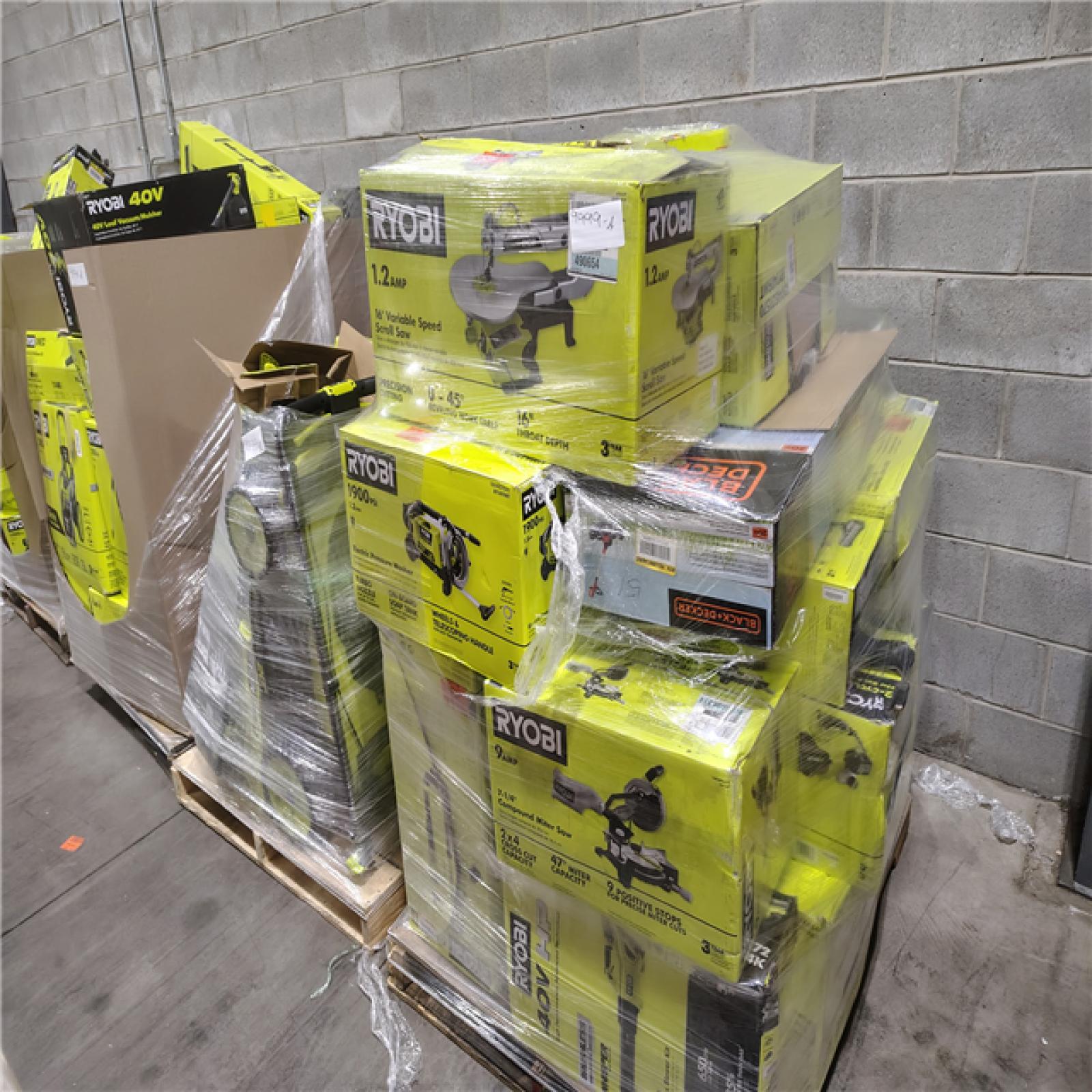 Pittston Location As-Is Power Tools Partial Truckload (15 Pallets) 9999-A