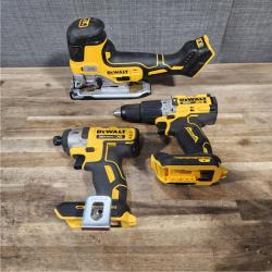 HOUSTON LOCATION - AS-IS DEWALT 3 TOOL COMBO KIT W/ (2) BATTERY & CHARGER