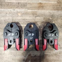 HOUSTON LOCATION - AS-IS Milwaukee M18 18V Lithium-Ion Cordless Short Throw Press Tool Kit with 3 PEX Crimp Jaws (2) 2.0 Ah Batteries and Charger