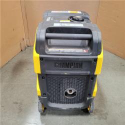CALIFORNIA AS-IS CHAMPION 6500-WATT GASOLINE AND PROPANE POWERED DUAL FUEL INVERTER PORTABLE GENERATOR