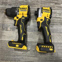 AS-IS DEWALT ATOMIC 20V MAX Lithium-Ion Cordless 2-Tool Combo Kit