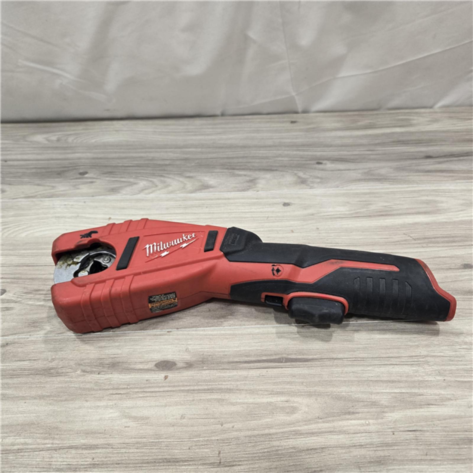 AS-IS Milwaukee M12 12V Lithium-Ion Cordless Copper Tubing Cutter (Tool-Only)
