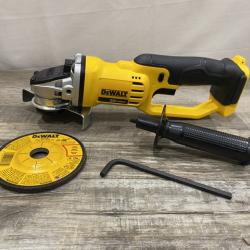 AS-IS DEWALT 20V MAX Cordless 4.5 in. - 5 in. Angle Grinder (Tool Only)