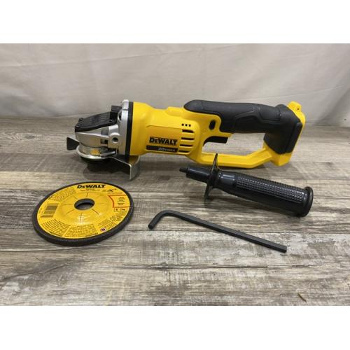 AS-IS DEWALT 20V MAX Cordless 4.5 in. - 5 in. Angle Grinder (Tool Only)